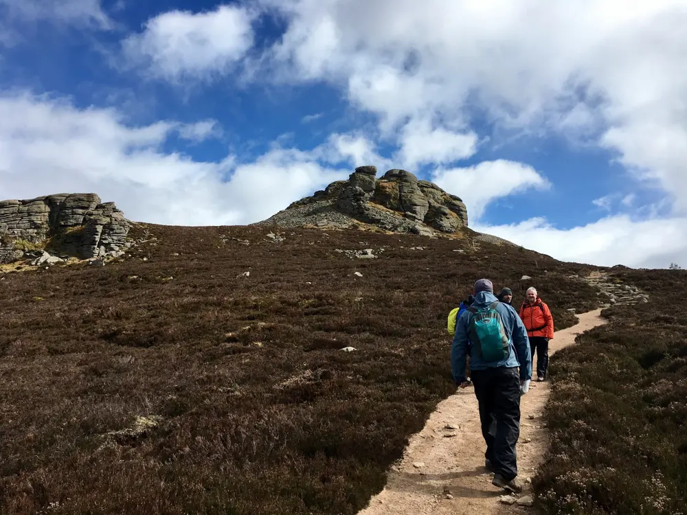 Walkers on Bennachie