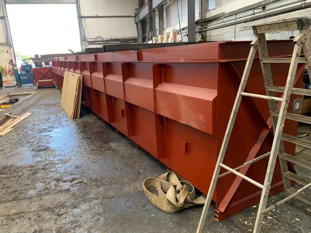 Inspection pit installation, photo